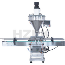 HZPK HZF-C Automatic Milk Talcum Skin-Face Cosmetic Beauty Powder Starch Wheat Flour Coco Sugar Small Filling Machine with scale